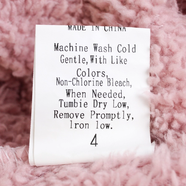 Pink White and Gray Colorblock Fuzzy Sweater Women's Size 5XL