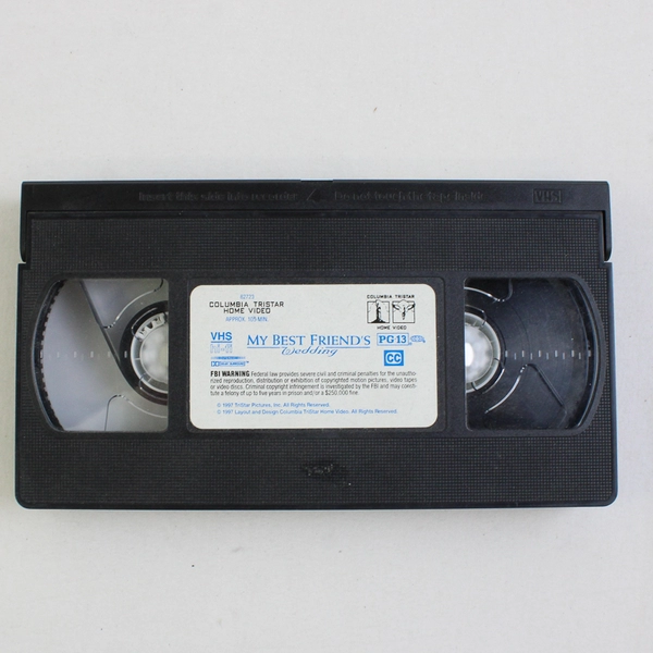 My Best Friend's Wedding 1997 VHS Tri-Star PG-13 Julia Roberts Romantic Comedy