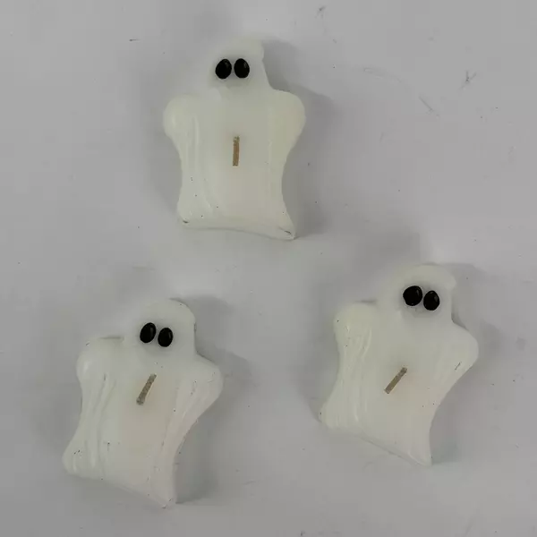 Lot of 6 Armadilla Wax Works Halloween Candles Jack O Lanterns And Ghosts