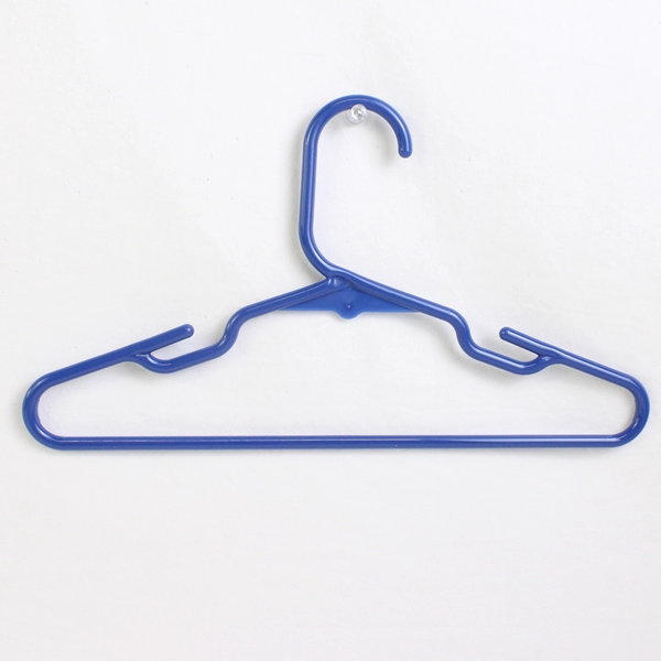 Lot of 10 Blue Opaque Child Clothing Hangers