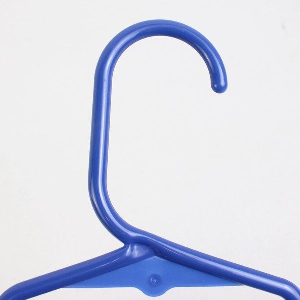 Lot of 10 Blue Opaque Child Clothing Hangers