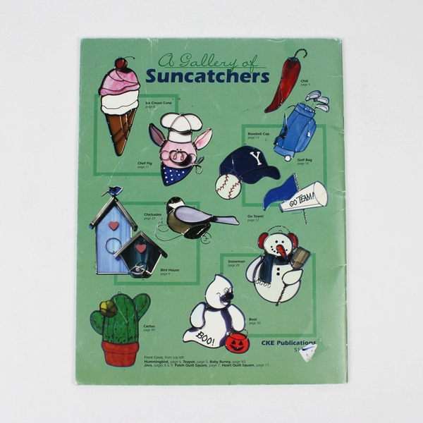 A Gallery of Suncatchers by Karla Weaver Stained Glass Pattern Book 2000 PB