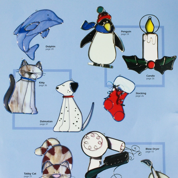 A Gallery of Suncatchers by Karla Weaver Stained Glass Pattern Book 2000 PB