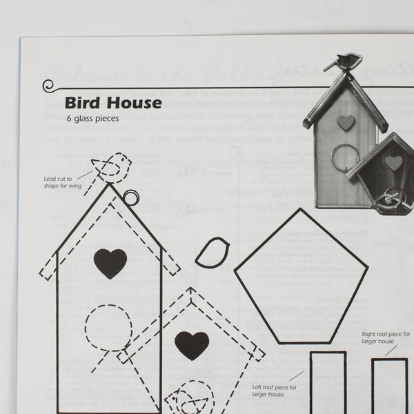 A Gallery of Suncatchers by Karla Weaver Stained Glass Pattern Book 2000 PB