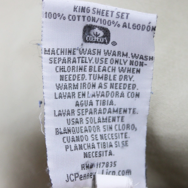 Cindy Crawford Solid Khaki Color Flat Sheet 100% Cotton King Size