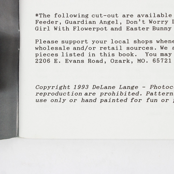 DeLane Paints Faces & Just For Fun by DeLane Lange 1993 Paperback