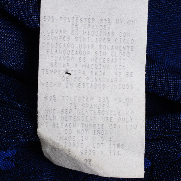 TR Bentley Floral Pattern Dark Blue T-Shirt Women's Size 2X