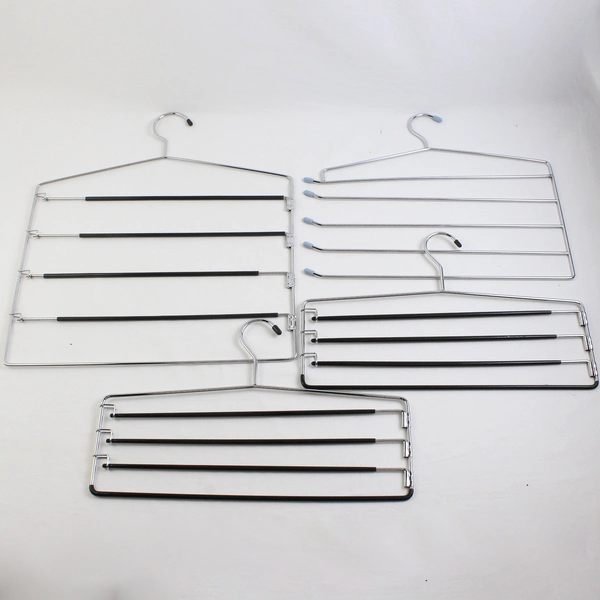 Metal Lot of 4 Assorted Tie and Scarf Hangers