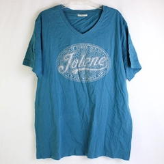 Cheekys Blue V-Neck Country Music T-Shirt Women's Size XX