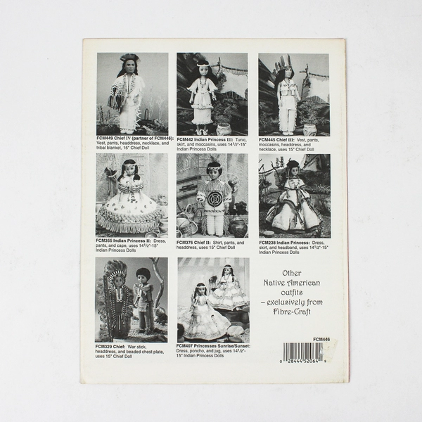 Fibre Craft Indian Princess IV 1995 Pamphlet For Crochet & Beadwork