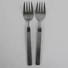 Lot of 2 Oneida Northland Serving Forks Danish Fling Pattern SStl 8 1/2" Japan