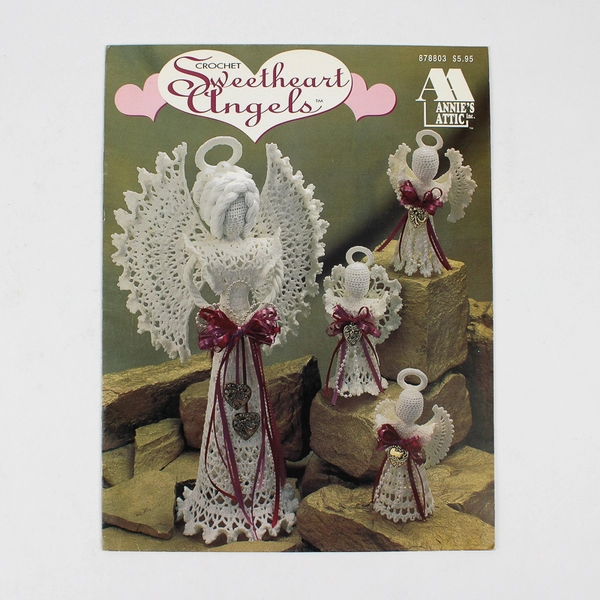 Annie's Attic Presents Crochet Sweetheart Angels by Annie Potter 1995 Booklet PB