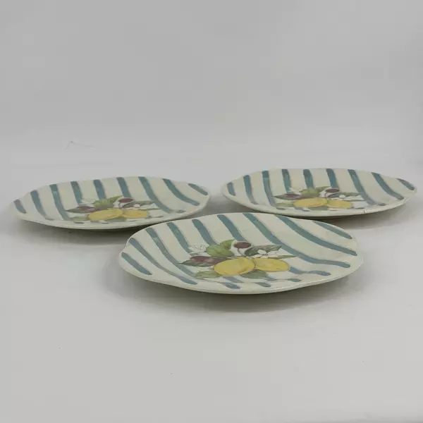 3 Mikasa Country Charm Sunshine Medley Salad Plates  8.5 Inch