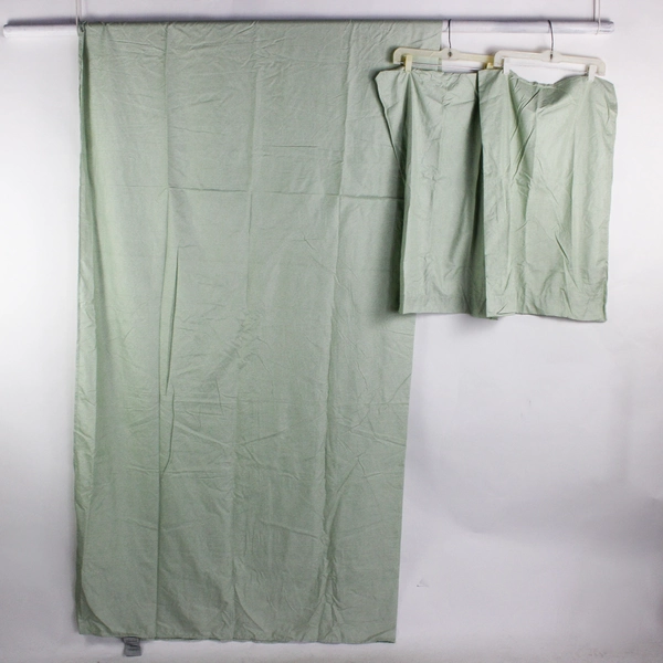 Lot Of 3 Perry Ellis Portfolio Queen Sheet Set Flat 2 Pillowcases Green