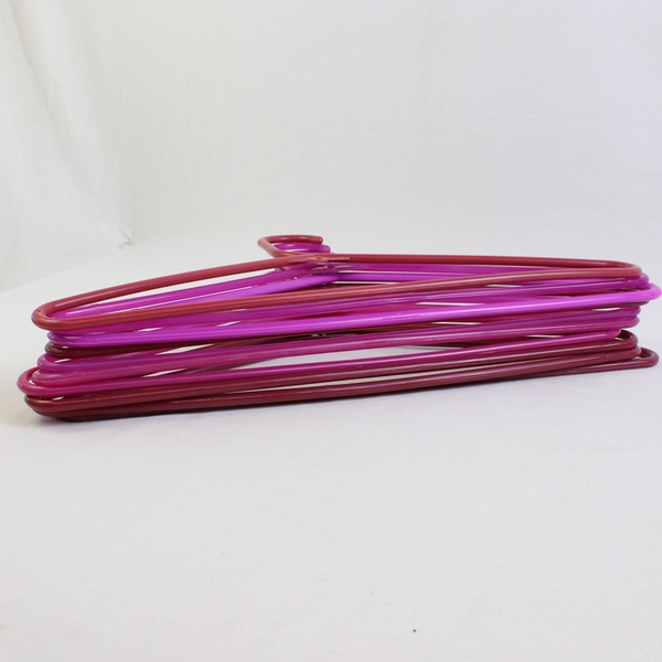 Lot of 10 Various Pink Shades Clothing Hangers