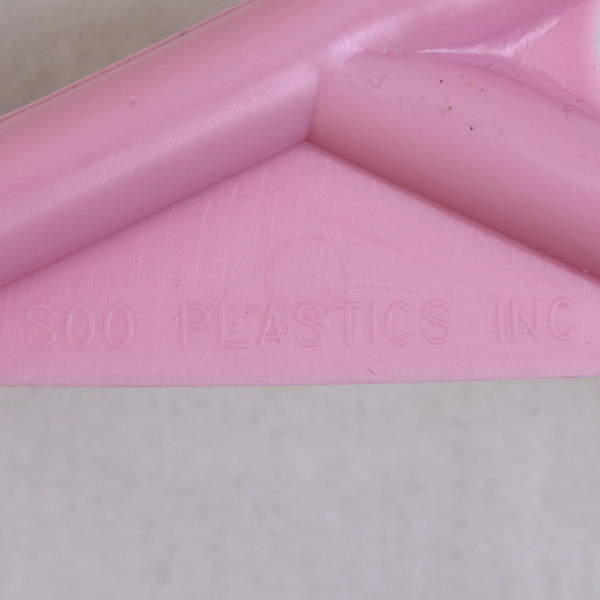 Lot of 10 Tubular Variety of Pink Clothing Hangers