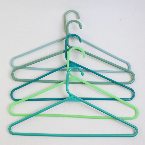 Variety Lot of 10 Green Clothing Hangers