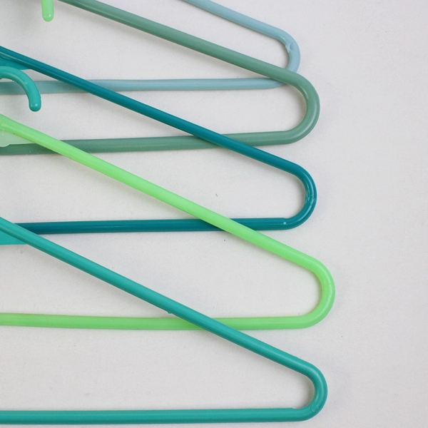 Variety Lot of 10 Green Clothing Hangers
