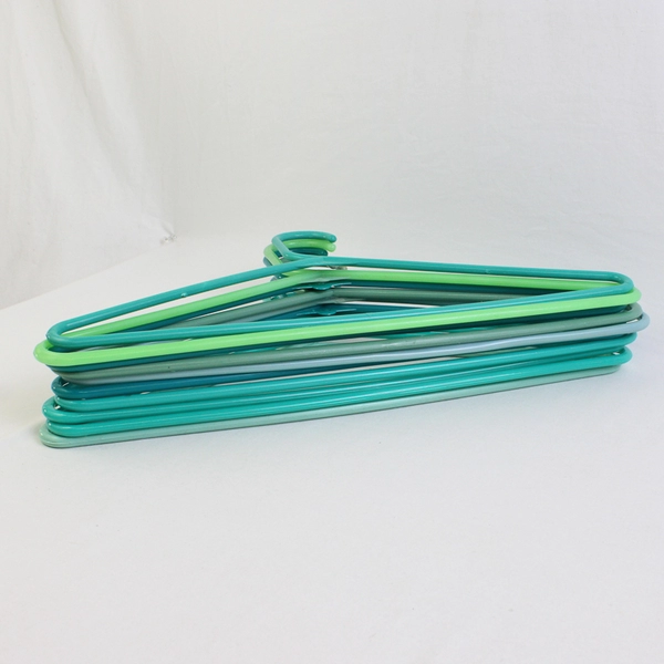 Variety Lot of 10 Green Clothing Hangers