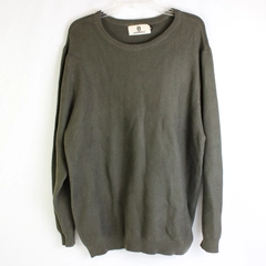 Legend & Soul Army Green Knit Cotton Sweater Men's Size XL