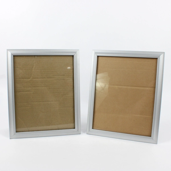 Lot of 2 Melannco Silver Finish Photo Frames for 8"x10" Size Photos