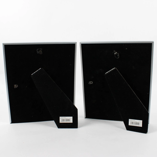 Lot of 2 Melannco Silver Finish Photo Frames for 8"x10" Size Photos