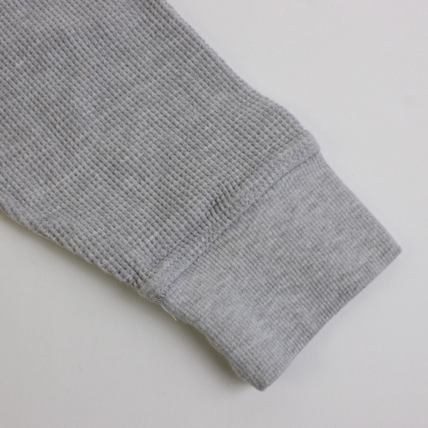 Member's Mark Gray Soft Wash Thermal Waffle Knit Shirt Men's Large