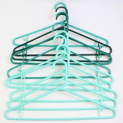 Variety Lot of 10 Green Clothing Hangers