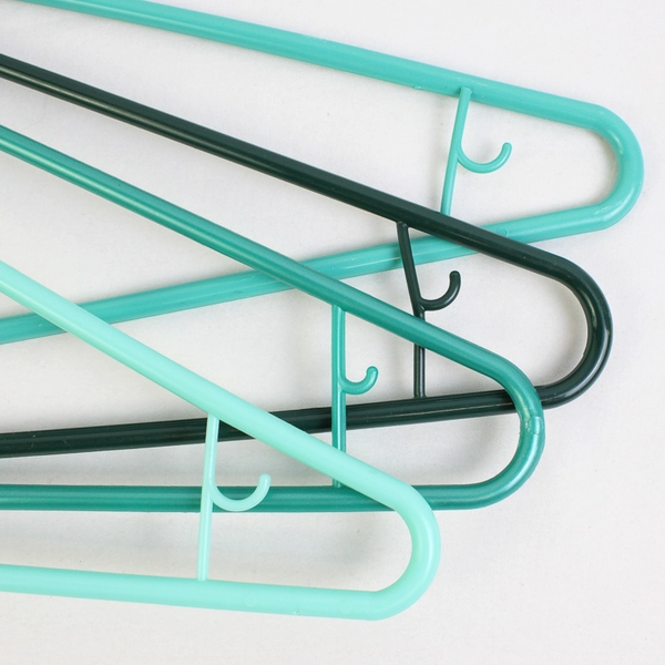 Variety Lot of 10 Green Clothing Hangers