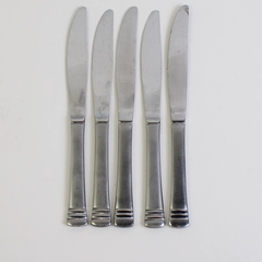 Lot Of 5 Cambridge Silver Codie (Stainless, Glossy) Flatware Dinner Knives