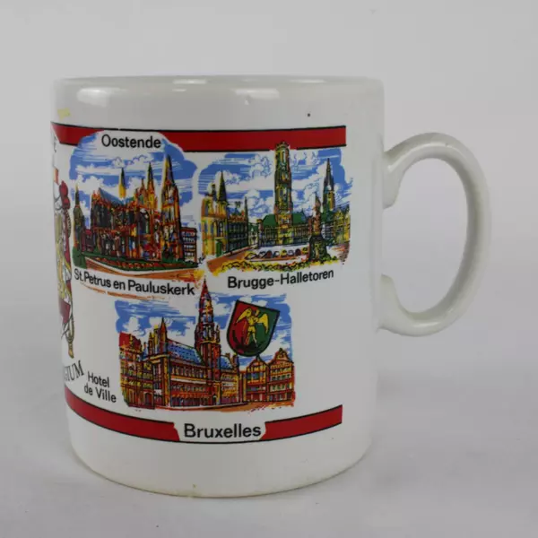 Belgium, Belgique, Belgie 8 oz Ceramic Coffee Mug