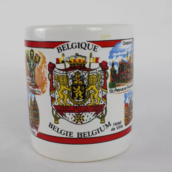 Belgium, Belgique, Belgie 8 oz Ceramic Coffee Mug