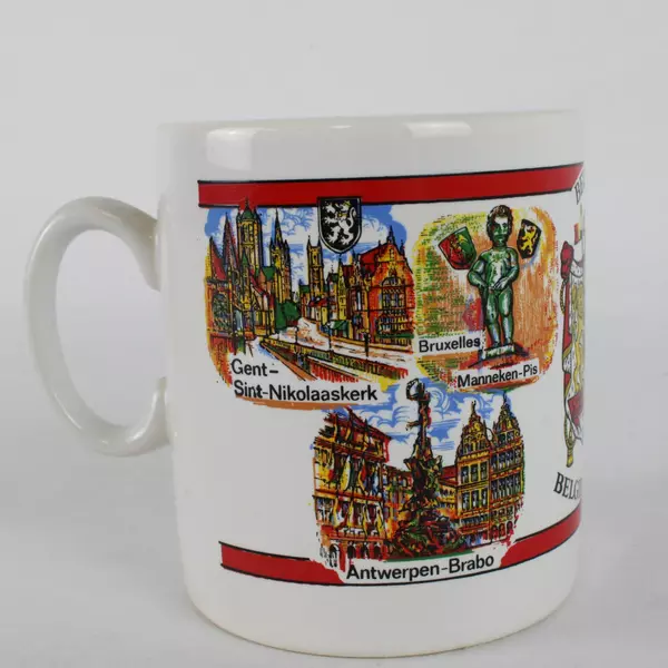 Belgium, Belgique, Belgie 8 oz Ceramic Coffee Mug