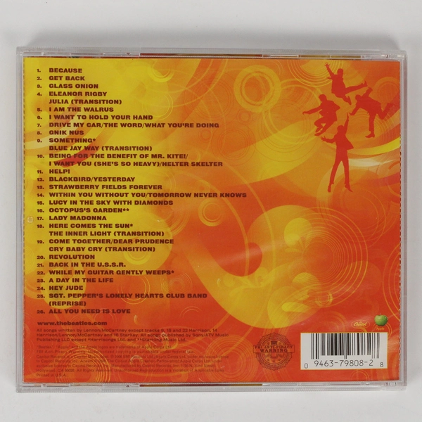 The Beatles Love Compilation Music CD 2006 Apple Records