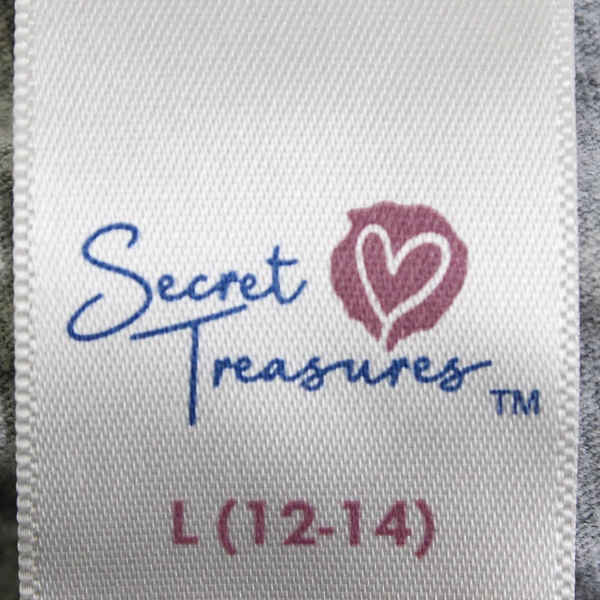 Secret Treasure Good Vibes Graphic Pajama T-Shirt Women's Size L 12-14