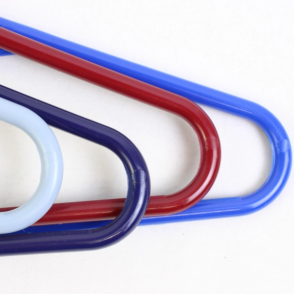 Mixed Lot of 10 Blue and Red Clothing Hangers