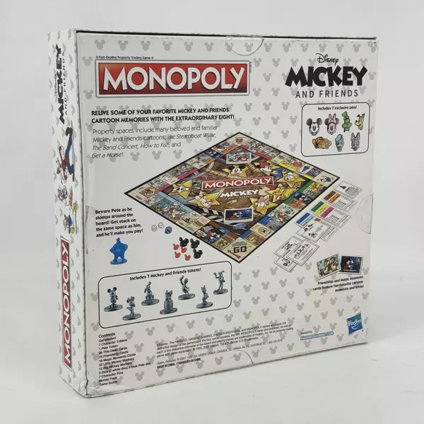2022 Parker Brothers Mickey And Friends Monopoly Game Missing One Card