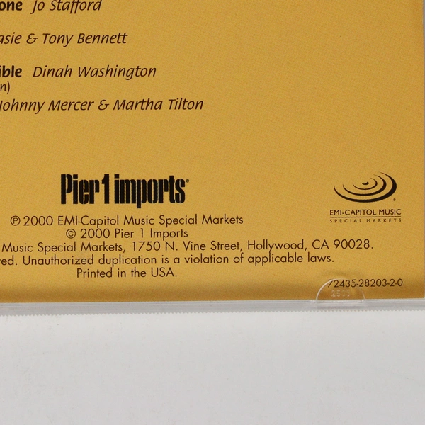 Big Band A Collection of Swingin' & Swayin' Sounds Pier 1 Imports 2000 CD