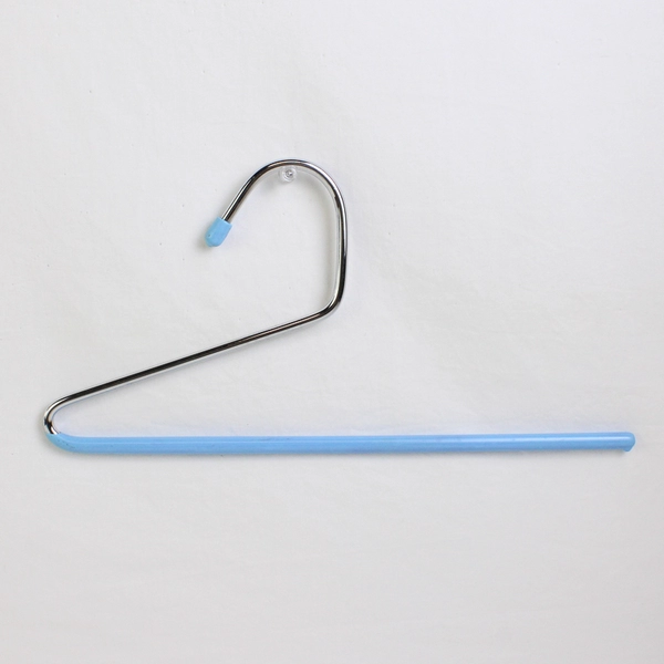 Lot of 8 Assorted Design Metal Open-Ended Pants Hangers