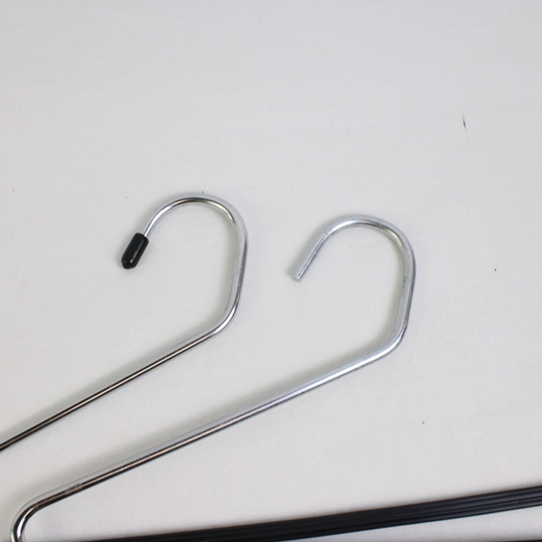 Lot of 8 Assorted Design Metal Open-Ended Pants Hangers