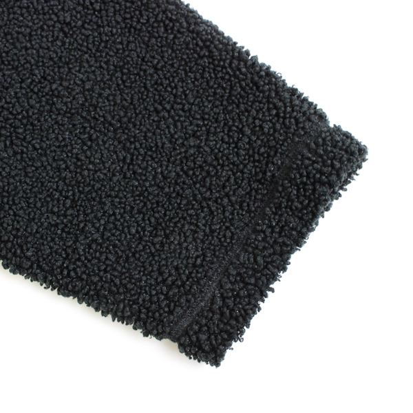 Dip Fuzzy Black Mock Neck 1/4-Zip Jacket Women's 3X