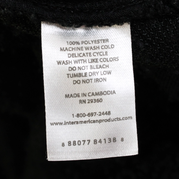 Dip Fuzzy Black Mock Neck 1/4-Zip Jacket Women's 3X