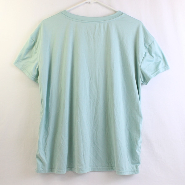 Joyspun Happy Camper Graphic Pajama Top Women's Size L 12-14