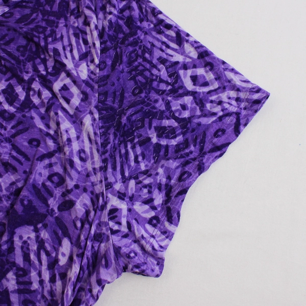 Erika Purple Short-Sleeve T-Shirt Women's Size 2X