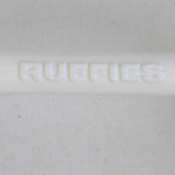 Lot of 10 White Tubular Clothing Hangers Closet Organizing