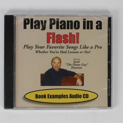 Play Piano in a Flash! by Scott Houston Book Examples Audio CD 2003 New Sealed
