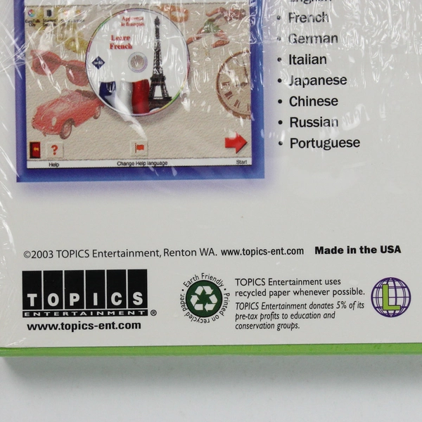 Snap! 9 Language Tutor CD-ROM Software Everyday Solutions 2003 New Sealed