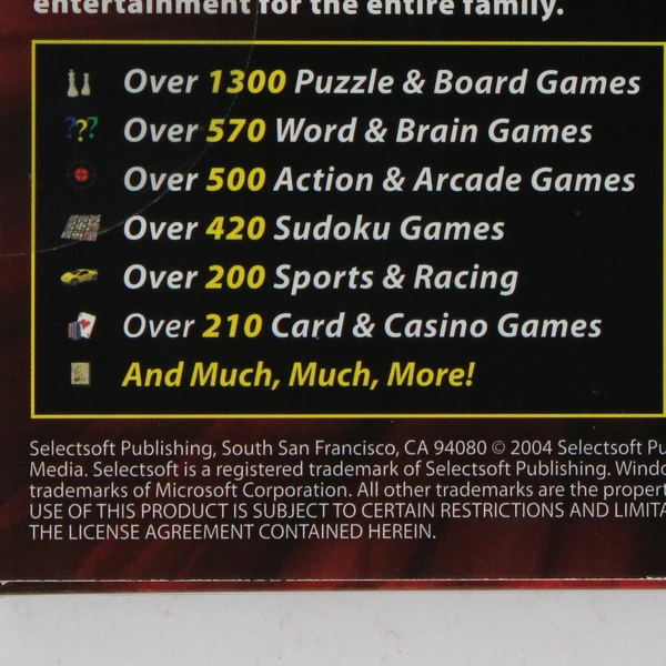 3333 Games XP Championship PC CD-ROM 2004 Software #1 Game Collection