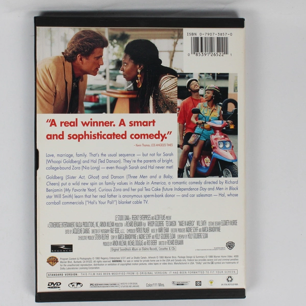 Made in America DVD Whoopi Goldberg Ted Danson 1993 