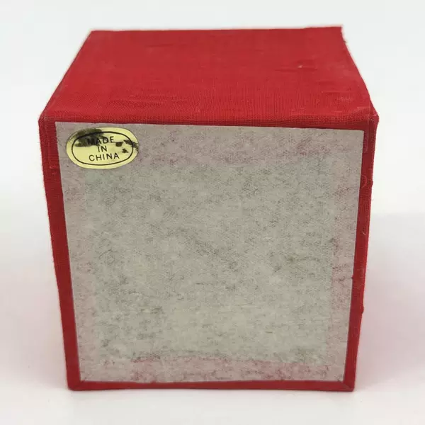 Inside Art Glass Blown Ornament Snowman Sledding Christmas in Box